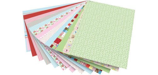 Carton à motif 'série été', 500 x 700 mm, 270 g/m2