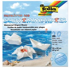 Feuilles de papier insubmersible, 200 x 200 mm, blanc