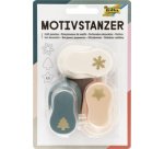 Set de perforateurs de motifs de Noel, petit, set 1