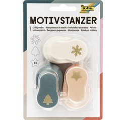 Set de perforateurs de motifs de Noel, petit, set 1