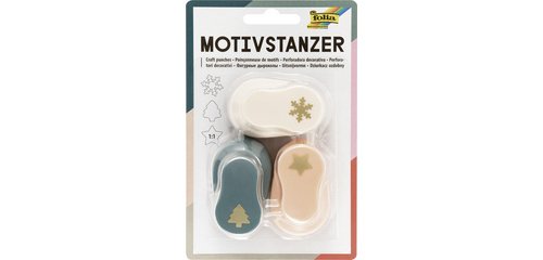 Set de perforateurs de motifs de Noel, petit, set 1