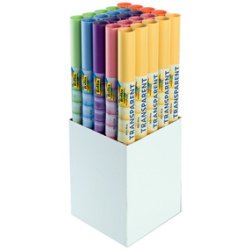 Transparant B 505 x L 700 mm 5 kleuren 6 kleuren