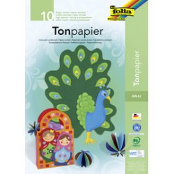 Blok gekleurd papier A3 130 g/m² 10 vellen