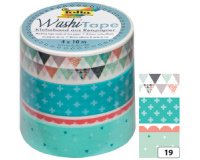 Rubans autocollants déco Washi-Tape BLUMENREIGEN