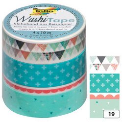 Zelfklevende linten met motief Washi-Tape BLUMENREIGEN