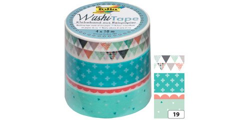Decorative Washi Tape Self-Adhesive Ribbons BLUMENREIGEN