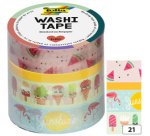 Rubans autocollants déco Washi-Tape TROPICAL
