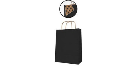 Sac en papier, kraft, petit, rouge
