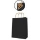 Sac en papier, kraft, petit, rouge