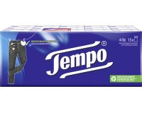 Mouchoirs Classique, 4 couches, pack de 15, blanc