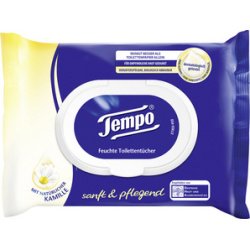 Lingette humide de toilette doux & soigneux