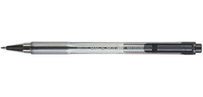 Stylo à bille rétractable BPS-Matic Medium, noir