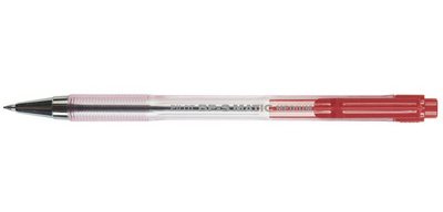 Stylo à bille rétractable BPS-Matic Medium, rouge