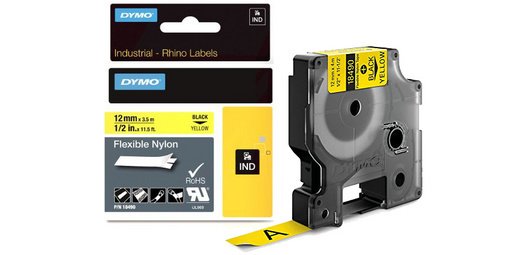 DYMO RHINO Etiquette industrielle souple en nylon
