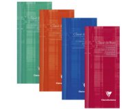 Carnet de bord enseignant piqué 8,5x20cm 32 pages Couleur aléatoire - Assortis