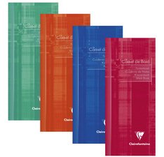 Carnet de bord enseignant piqué 8,5x20cm 32 pages Couleur aléatoire - Assortis