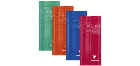 Carnet de bord enseignant piqué 8,5x20cm 32 pages Couleur aléatoire - Assortis