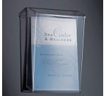 support mural pour prospectus ' acrylic', acrylique