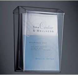 support mural pour prospectus ' acrylic', acrylique