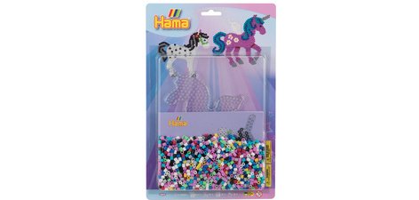 Hama Perles à repasser midi 'pégase', dans un blister