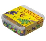 Hama Perles à repasser maxi + plaque 'dinosaure', en boîte