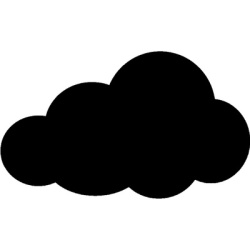 Ardoise murale SILHOUETTE 'Nuage'