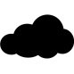 Ardoise murale SILHOUETTE 'Nuage'