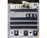 Etagère lettres LETTER SHELF, bois noir