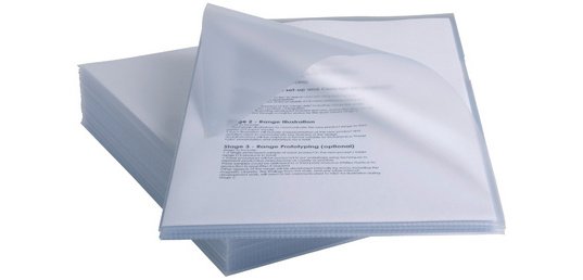 Rexel non-slip corner pocket, pack of 25 pieces
