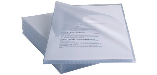 Pochette coin Anti-Slip, format A4, PP,incolore, 0,15m