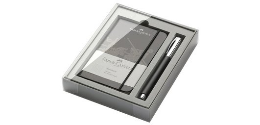 FABER-CASTELL Ambition Schreibgeräte-Set Harz, Schwarz