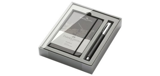 FABER-CASTELL Ambition Writing Tool Kit, Black Resin