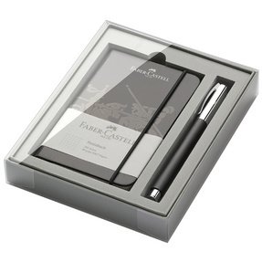 FABER-CASTELL Schrijfgereedschapkit Ambition hars, zwart