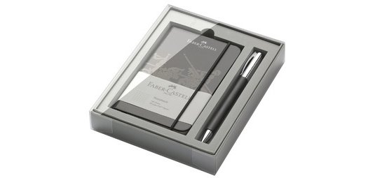 FABER-CASTELL Kit d'outils d'écriture Ambition résine, noir