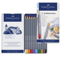 Kleurpotloden Faber-Castell Goldfaber aquarel assorti blik à 48 stuks