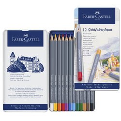 FABER-CASTELL Crayons de couleur aquarellables GOLDFABER