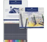 FABER-CASTELL Crayons de couleur GOLDFABER, étui en métal