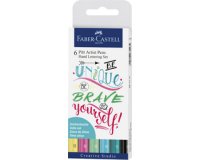 FABER-CASTELL Feutre PITT artist pen, étui de 6