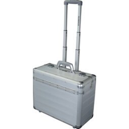 Valise pour pilotes 'DISCOVERY', aluminium, argent