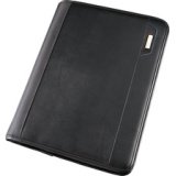 Organiseur de tablette A4 TRENTO, similicuir, noir