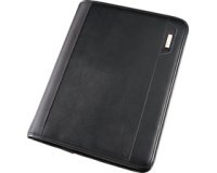 Organiseur de tablette A4 TRENTO, similicuir, noir