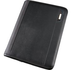 Organiseur de tablette A4 TRENTO, similicuir, noir