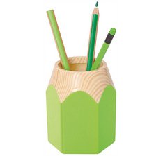 Pot à crayons 'PENCIL', en plastique, vert pomme