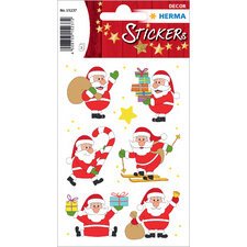 Kerststicker DECOR 'De kerstman'