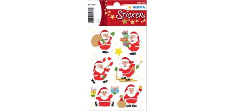Sticker de Noël DECOR 'Père Noël amusant',
