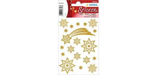 Stickers kerst MAGIC 'sterren & vallende ster'