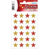Autocollants de Noel MAGIC 'étoiles', pailletté