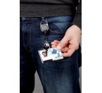 Enrouleur 'EXTRA STRONG', pour porte-carte, noir