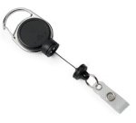 Enrouleur 'EXTRA STRONG', pour porte-carte, noir