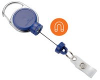 Enrouleur 'EXTRA STRONG', pour porte-carte, bleu